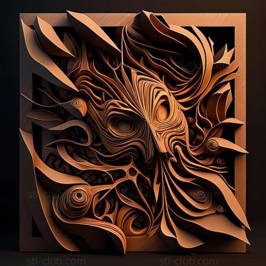 3D model st abstract art (STL)